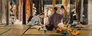 Le Marchand de soie, Japon - Robert Frederick Blum